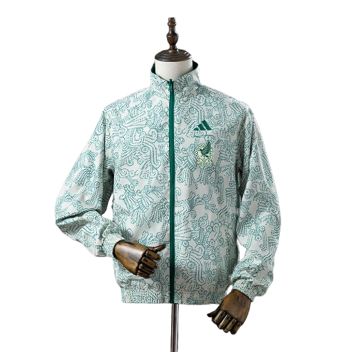 2022 Mexico national football team Anthem Reversible Track Jacket Top Windbreaker Soccer Fußball BNWT