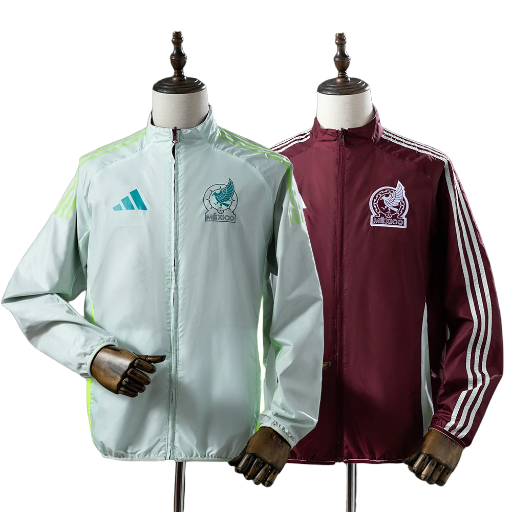 2024-25 Mexico national football team Reversible Track Jacket Top Windbreaker Soccer Fußball BNWT