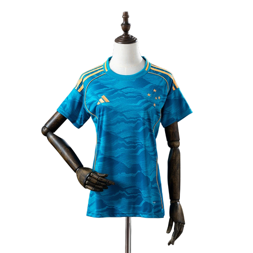 2025-26 Cruzeiro Esporte Clube Third Away Kit Shirt Calcio Soccer Jersey Fußball Camiseta BNWT (Women's )