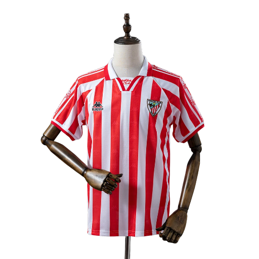 1995-97 Athletic Bilbao Football Club Home 100th Anniversary Shirt Calcio Retro Soccer Jersey Classic Fußball Vintage BNWT