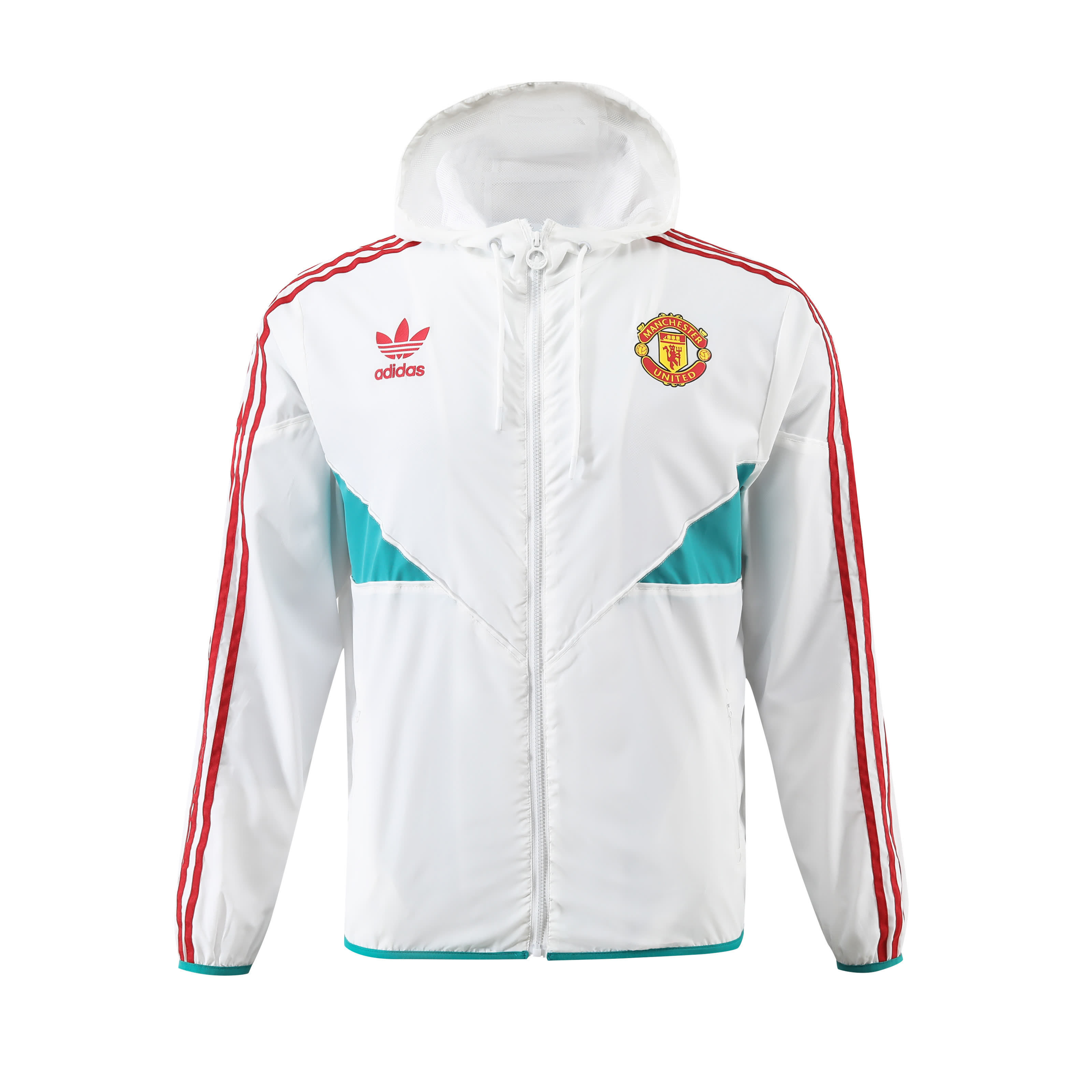 2023-24 Man United Football Club Track Jacket Full Zip Anthem Top Windbreaker Soccer Fußball BNWT