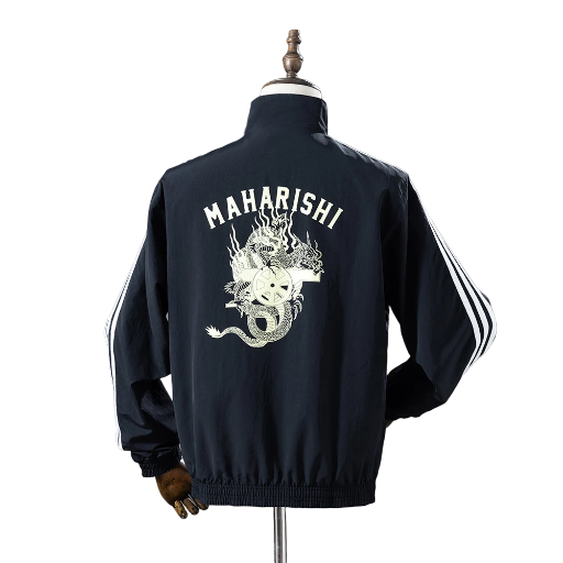 2023-24 Arsenal Football Club x Maharishi Full Zip Reversible AnthemTrack Jacket Top Windbreaker Soccer Fußball BNWT