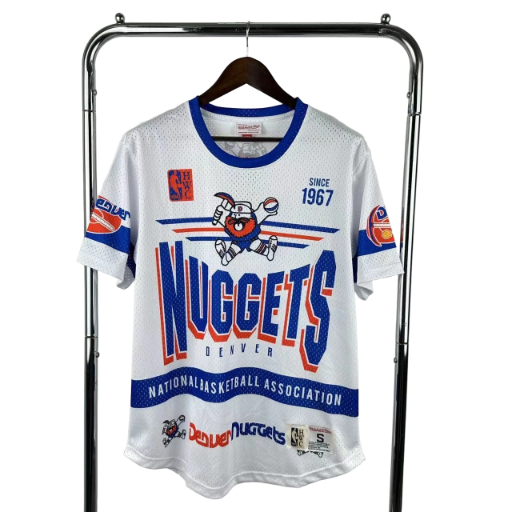 Mitchell & Ness Denver Nuggets Hardwood Classics Vintage Team Origins Premium Jersey BNWT