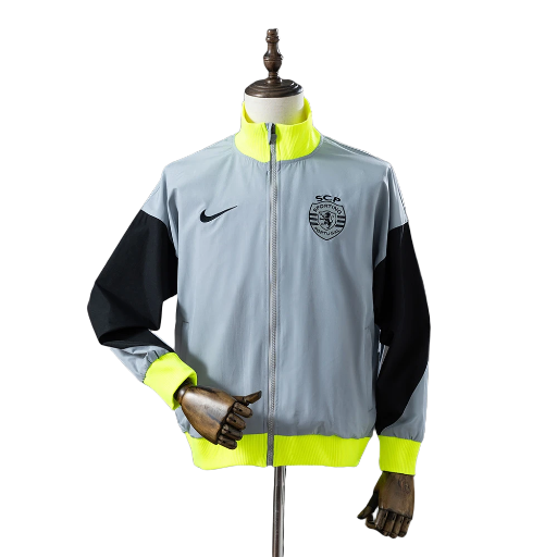 2025-26 Sporting Clube de Portugal Football Club Track Jacket Full Zip Anthem Top Windbreaker Soccer Fußball BNWT
