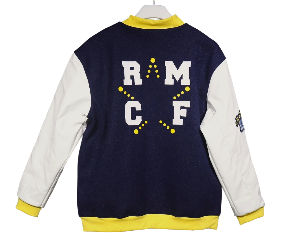 2025-26 Adidas Real Madrid Football Club Soccer VRCT/Letterman Jacket (Adults) BNWT