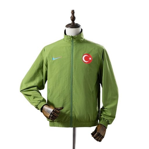 2023-24 Türkiye national football team Full Zip Reversible Anthem Track Jacket Top Windbreaker Soccer Fußball BNWT