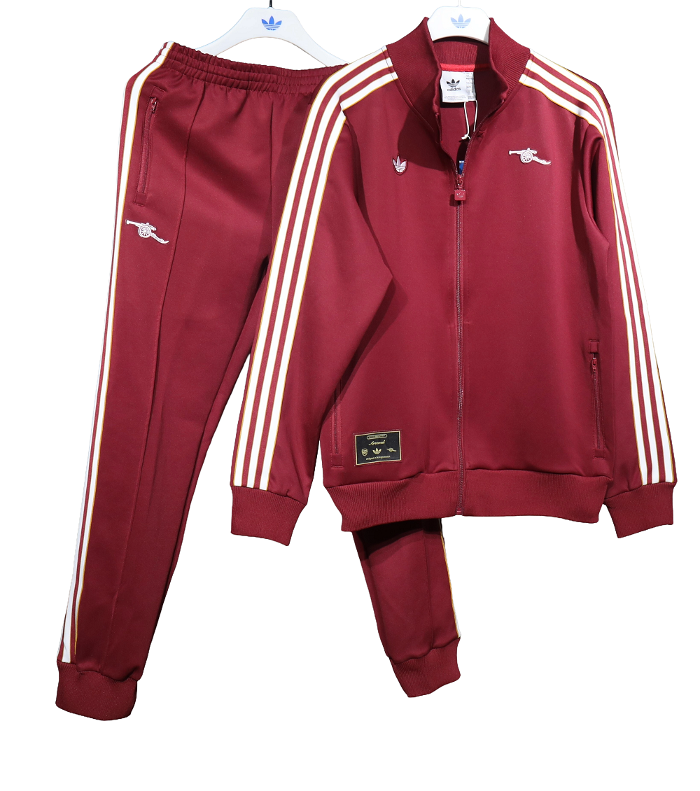  2025-26 Adidas Arsenal Football Club Terrace Icons Track Jacket and Track Pants Set (Adults) BNWT