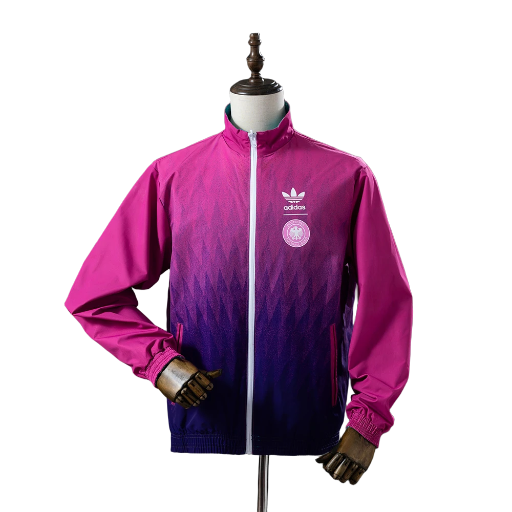 2024 Germany national football team Full Zip Reversible Anthem Track Jacket Top Windbreaker Soccer Fußball BNWT