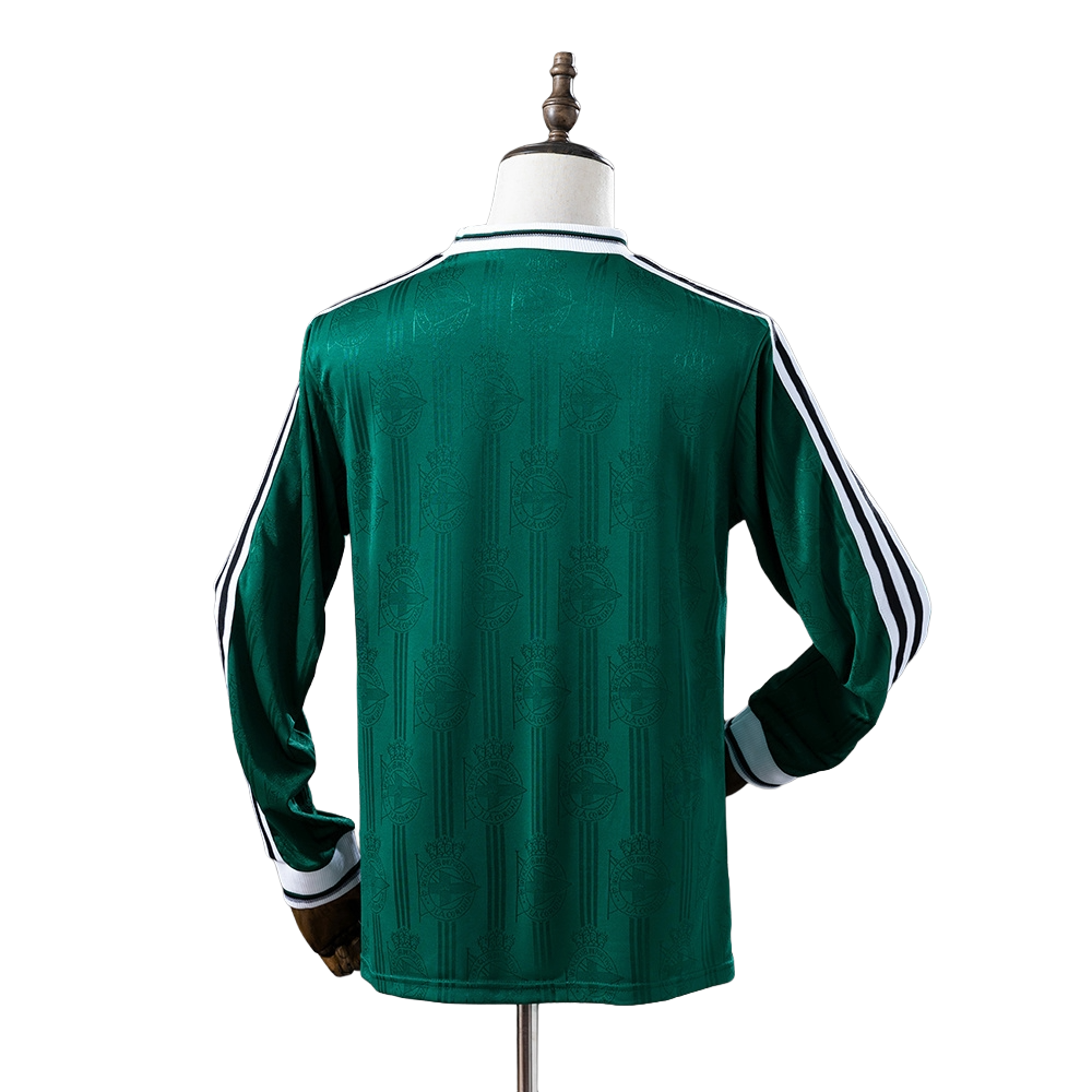Deportivo de La Coruña Football Club Long Sleeve Kit Shirt Calcio Soccer Jersey Fußball camiseta BNWT