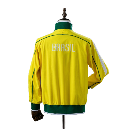 2010-11Brazil national football team Full Zip Anthem Track Jacket Top Windbreaker Soccer Fußball BNWT