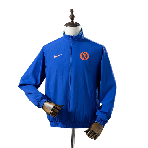 2023-24 Chelsea football Club Full Zip Reversible Anthem Track Jacket Top Windbreaker Soccer Fußball BNWT