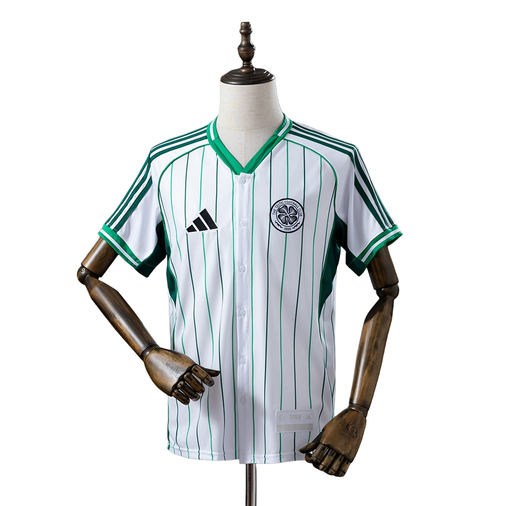 2025-26 Celtic F.C. Baseball Jersey (Adults) BNWT