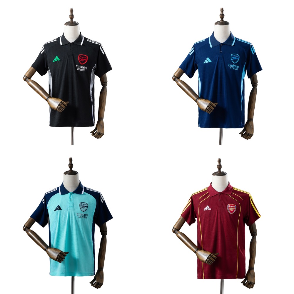 2025-26 Arsenal Football Club Polo Soccer Shirt BNWT