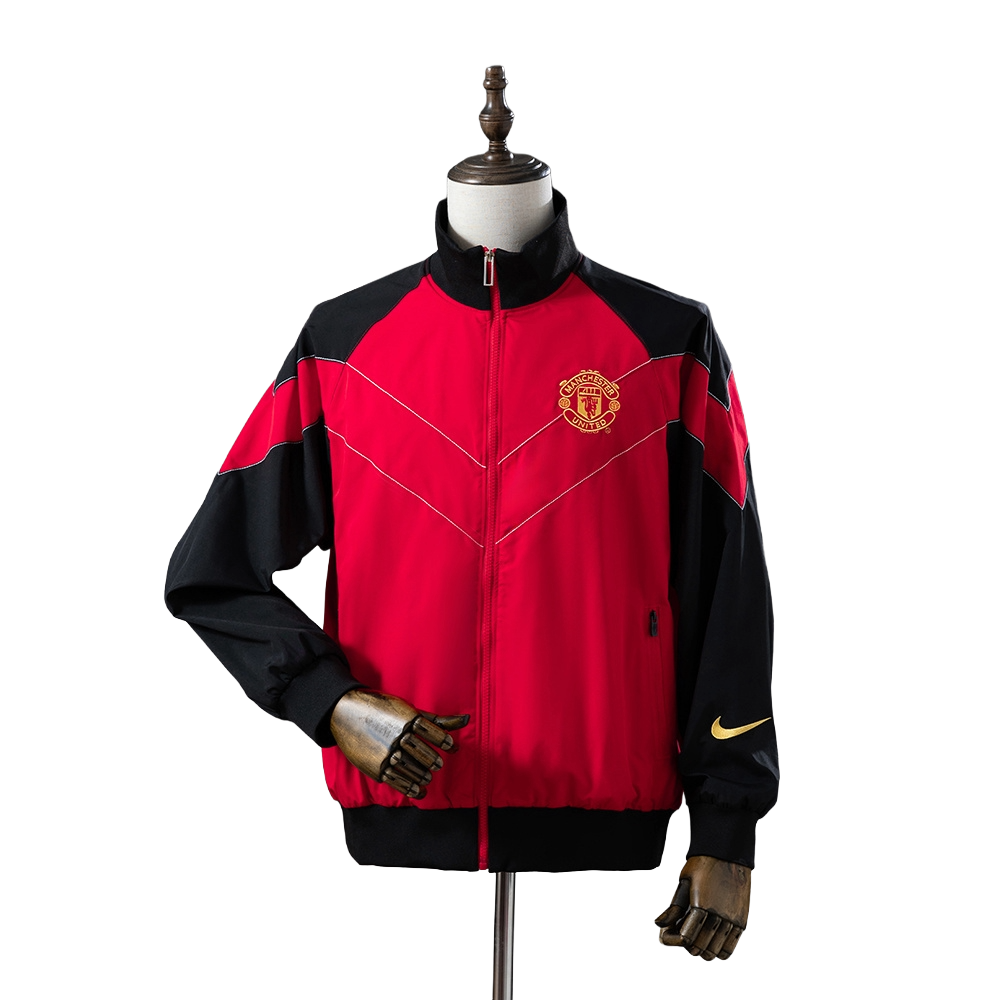  2006-07 Man United Football Club Woven Retro Windbreaker Soccer Anthem Track Top Jacket BNWT
