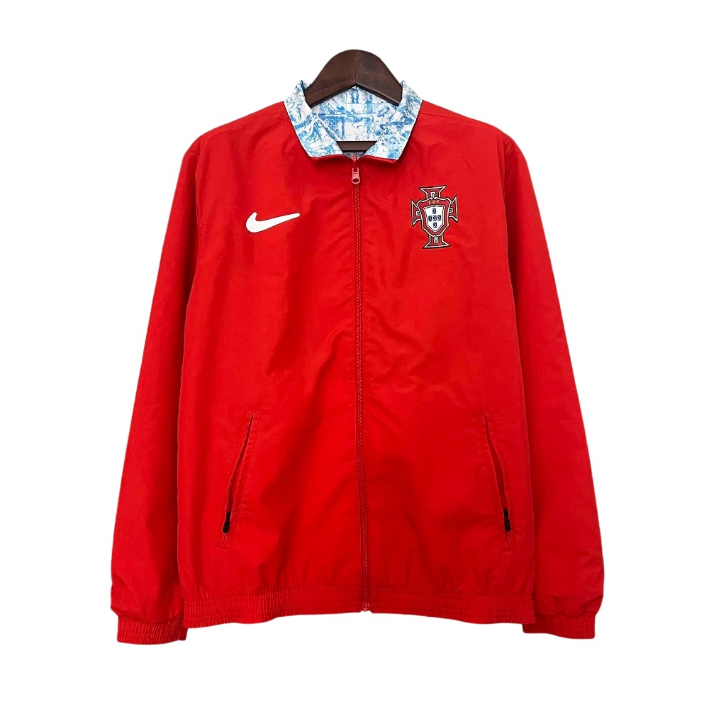 2024-25 Portugal national football team Reversible Anthem Track Jacket Top Windbreaker Soccer Fußball BNWT