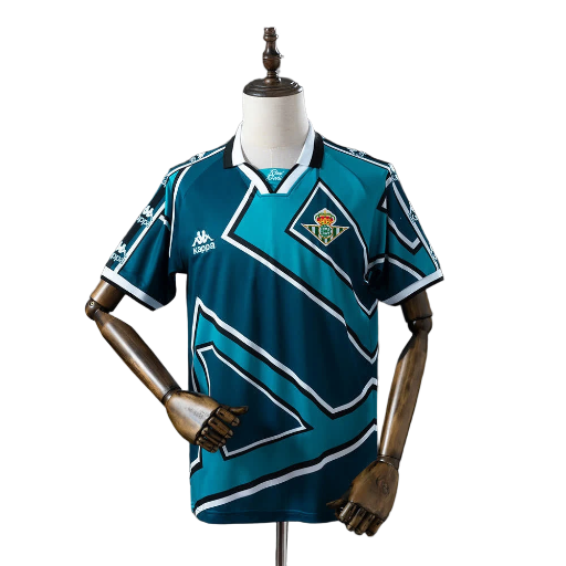 1995-97 Real Betis Balompié Football Club Shirt Away Calcio Retro Soccer Jersey Classic Fußball Vintage camiseta BNWT