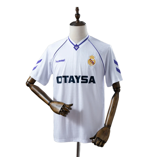 1990-91 Real Madrid Football Club Home Shirt Calcio Retro Soccer Jersey Classic Fußball Vintage BNWT