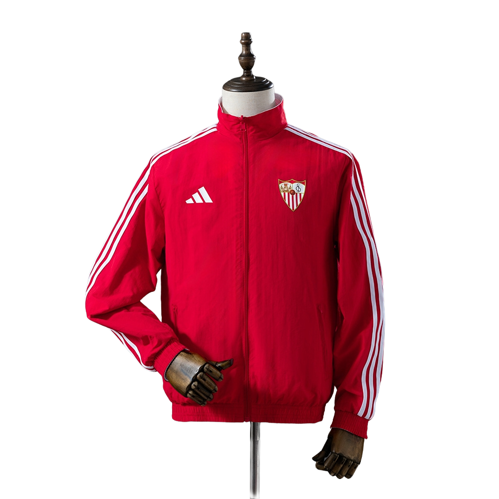 2025-26 Sevilla Football Club Track Jacket Reversible Soccer (Adults) BNWT