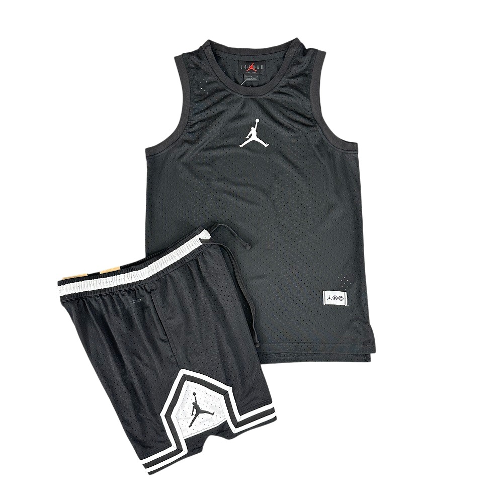 Black Jordan Basketball Jersey and Shorts Set BNWT