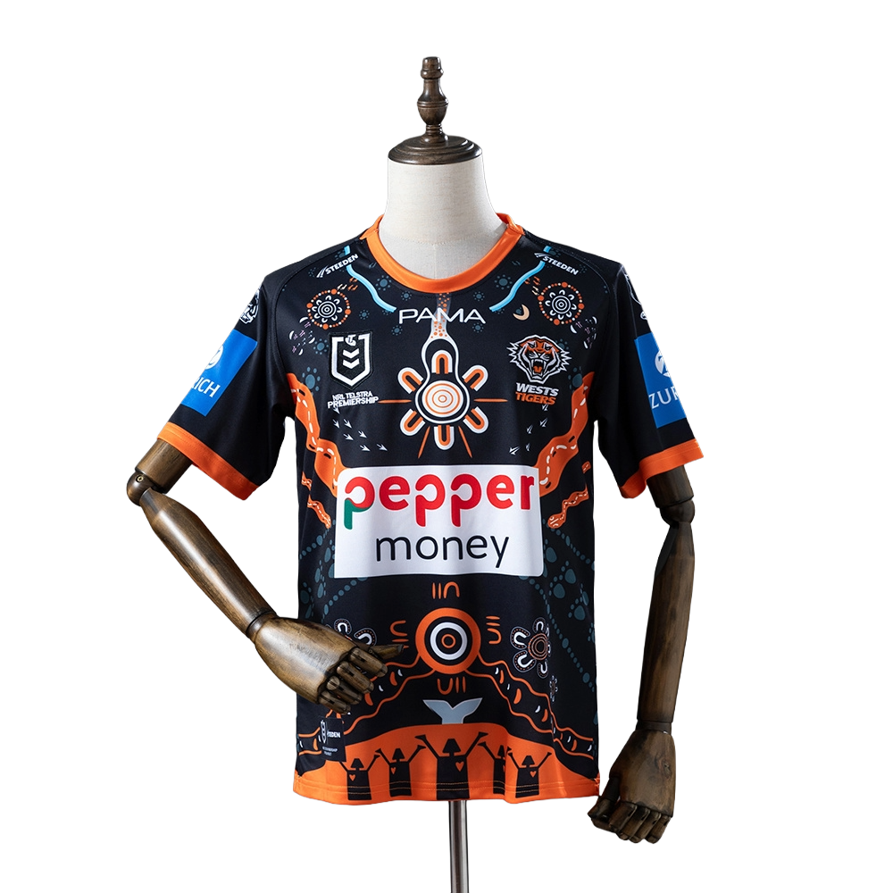 2025 Wests Tigers Rugby league team Indigenous Men's Replica Jersey BNWT