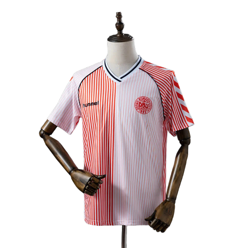 1986 Denmark national football team Away Shirt Calcio Retro Soccer Jersey Classic Fußball Vintage camiseta BNWT