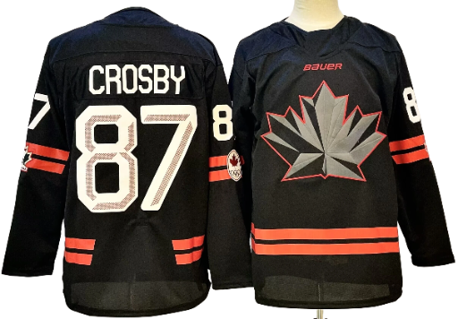 2026 Sidney Crosby Men's Black Hockey Canada Replica Jersey BNWT