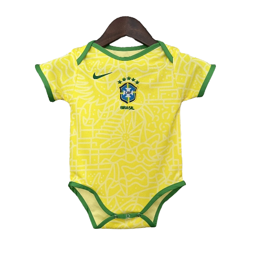 2024-25 Brazil national football team BABY Home Kit Shirt Calcio Soccer Jersey Fußball camiseta BNWT
