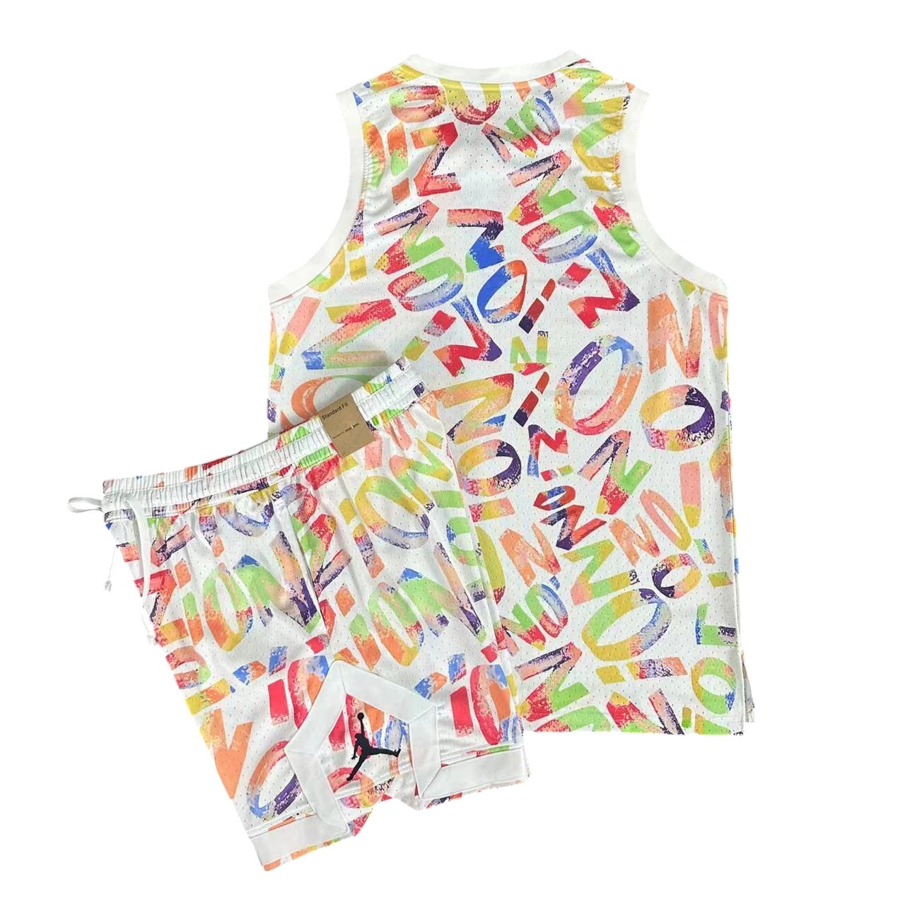 Nike Jordan Zion All Over Print Dri-FIT Jersey and Shorts Set BNWT