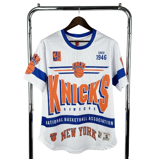 New York Knicks Mitchell & Ness Hardwood Classics Vintage Team Origins Premium Jersey BNWT