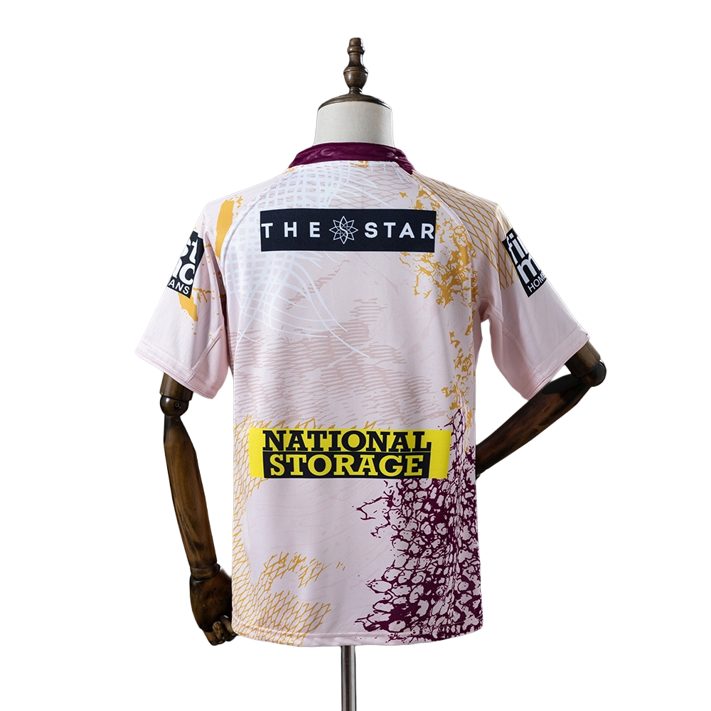 2025 Brisbane Broncos Rugby league team Indigenous Men's Replica Jersey BNWT