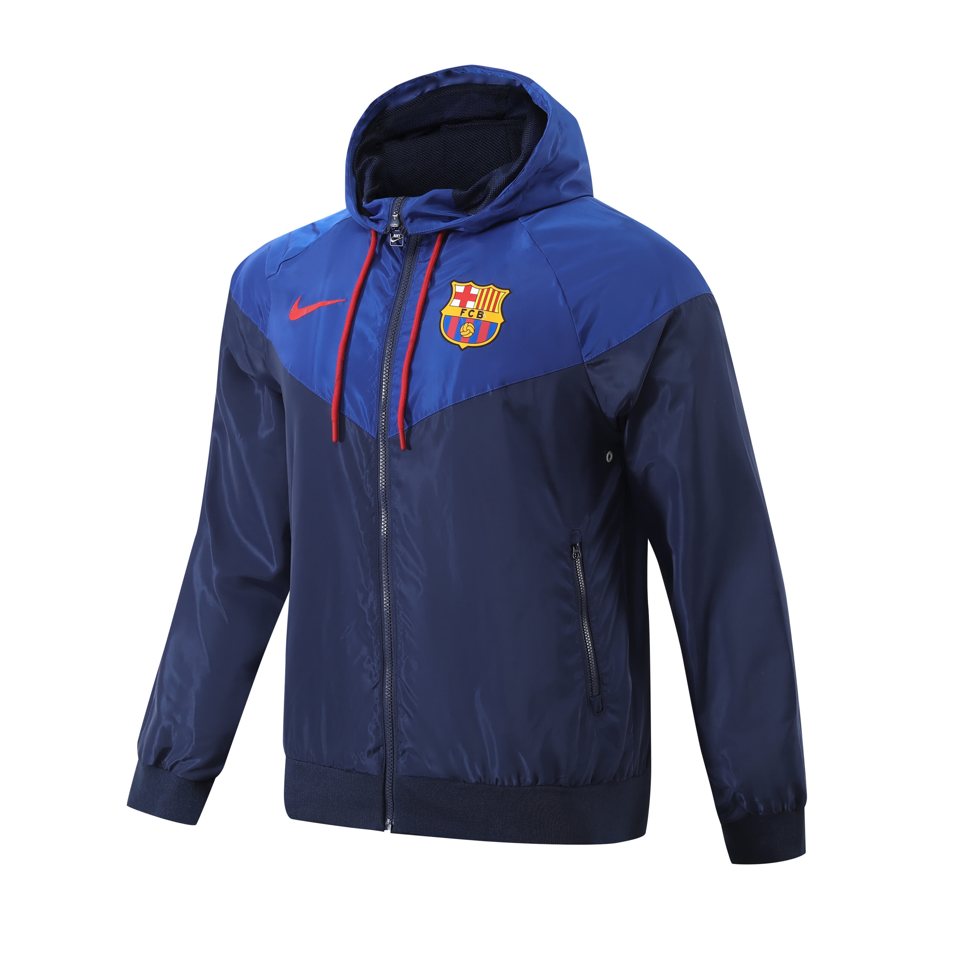 2023-24 Barcelona Football Club Track Jacket Full Zip Anthem Top Windbreaker Soccer Fußball BNWT