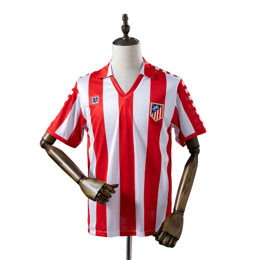 1982-83 Atlético de Madrid Football Club Home Shirt Calcio Retro Soccer Jersey Classic Fußball Vintage BNWT