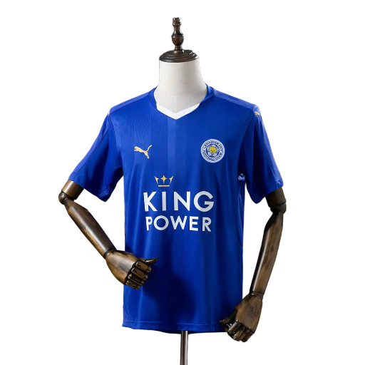 2015-16 Leicester City Football Club Home Shirt Calcio Retro Soccer Jersey Classic Fußball Vintage camiseta BNWT