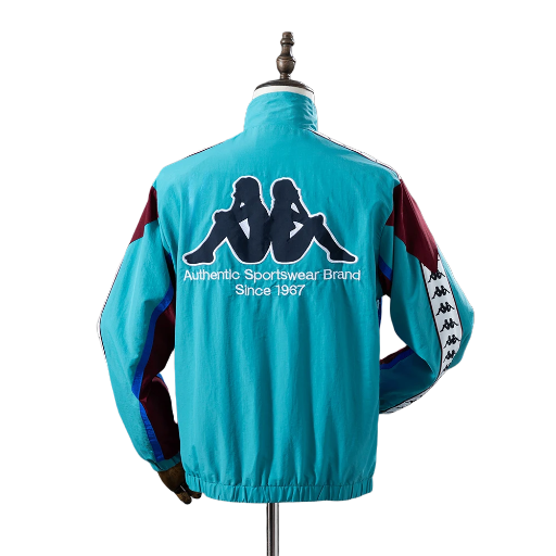 vintage 90s Real Madrid Football Club Track Top Windbreaker Jacket Retro-Style Soccer Fußball BNWT