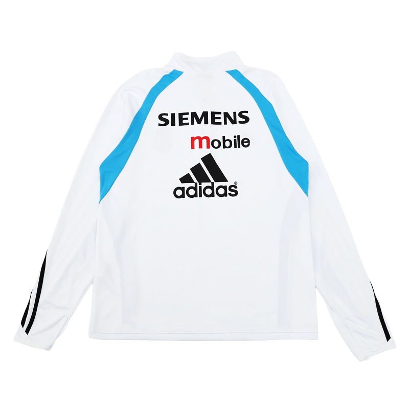 2004-05 Real Madrid Football Club Soccer 1/4 Zip Training Top Shirt BNWT