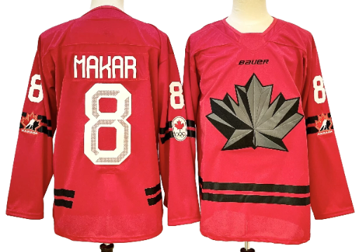 Cale Makar Hockey Team Canada 2026 Replica Jersey - Red BNWT