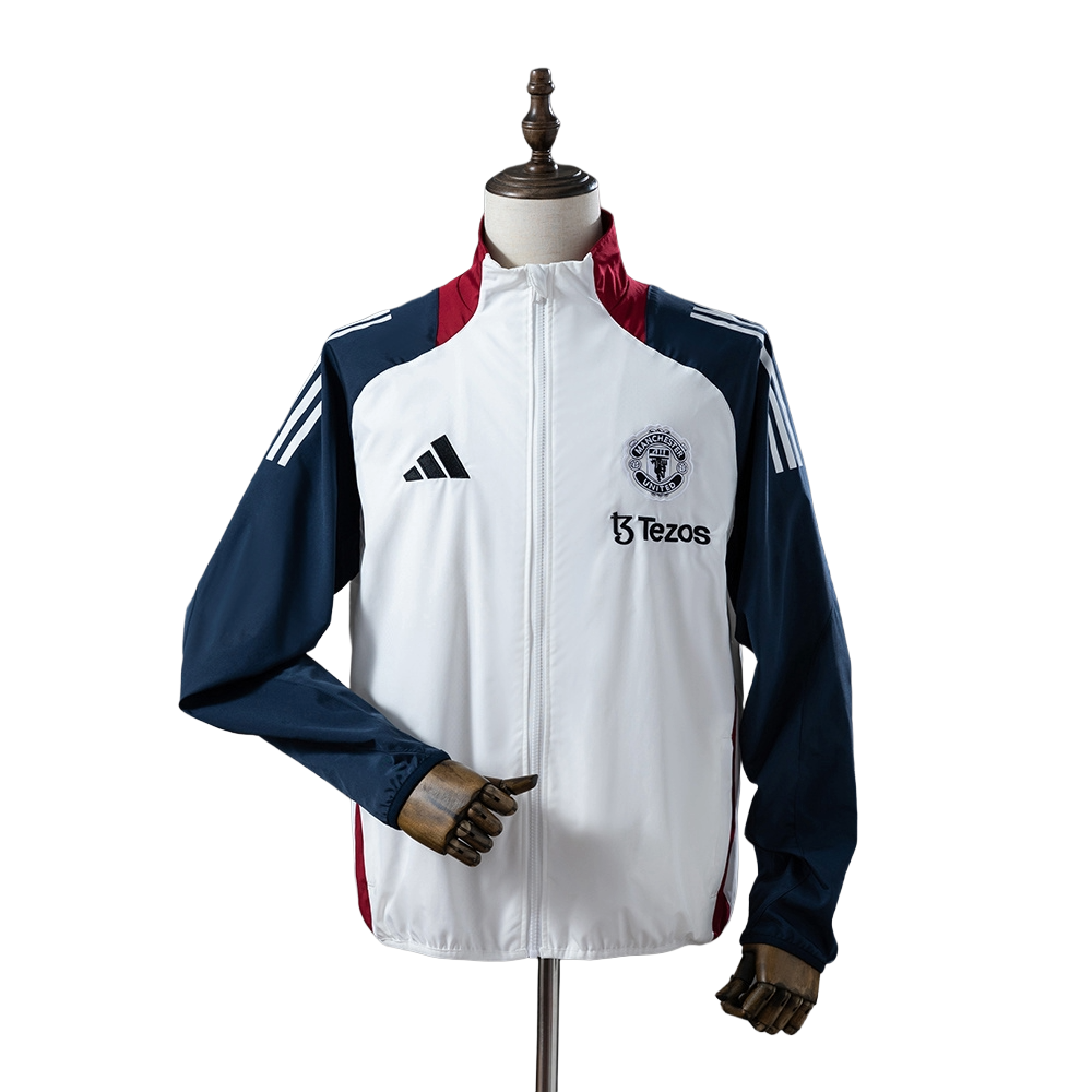 2025-26 Man United Football Club Soccer Track Top Presentation Jacket BNWT
