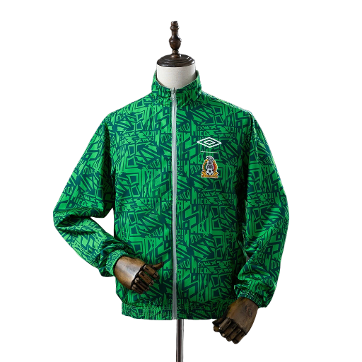2024-25 Mexico national football team Full Zip Reversible Anthem Track Jacket Top Windbreaker Soccer Fußball BNWT
