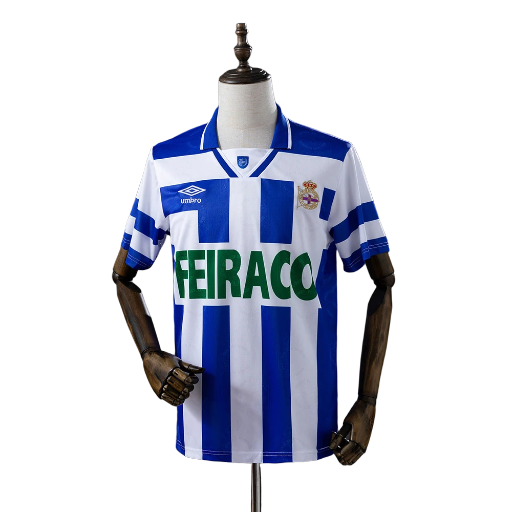 1994-95 Deportivo de La Coruña Football Club Home Shirt Calcio Retro Soccer Jersey Classic Fußball Vintage BNWT