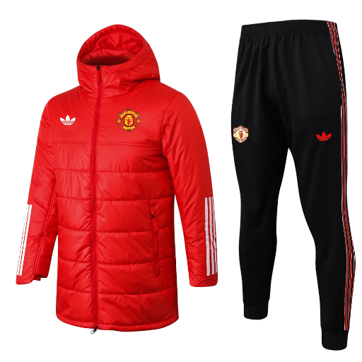 2025 Man Utd Football Club Calcio Padded Jacket & Pants Set Soccer Fußball BNWT