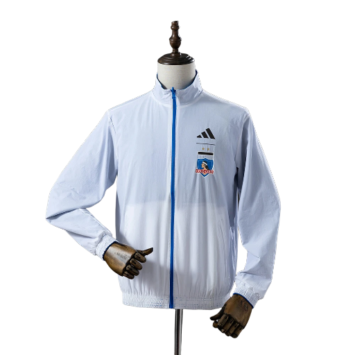 2025-26 Colo-Colo Full Zip Reversible Anthem Track Jacket Top Windbreaker Soccer Fußball BNWT