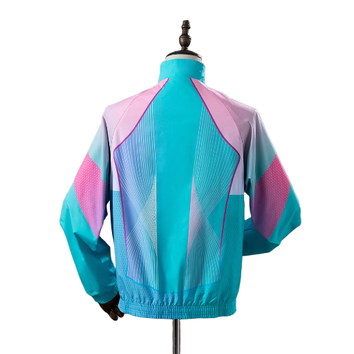 2025-26 Barcelona Football Club Full Zip Reversible Anthem Track Jacket Top Windbreaker Soccer Fußball BNWT