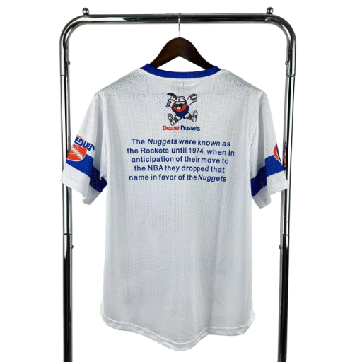 Mitchell & Ness Denver Nuggets Hardwood Classics Vintage Team Origins Premium Jersey BNWT