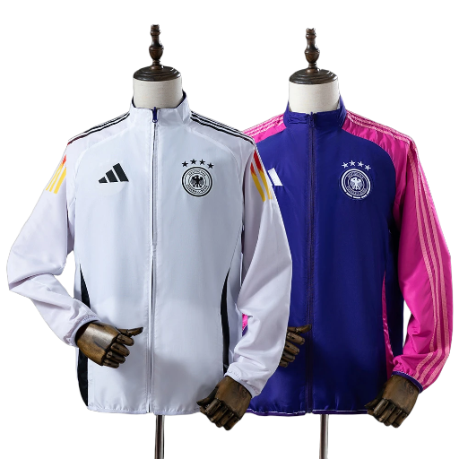 2024 Germany national football team Reversible Anthem Track Jacket Top Windbreaker Soccer Fußball BNWT