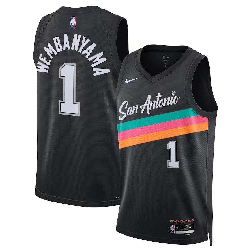 2025-26 San Antonio Spurs Basketball team City Edition Swingman Jersey (Adults) Unisex BNWT