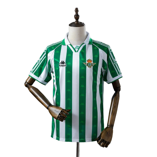 1995-97 Real Betis Balompié Football Club Shirt Home Calcio Retro Soccer Jersey Classic Fußball Vintage camiseta BNWT