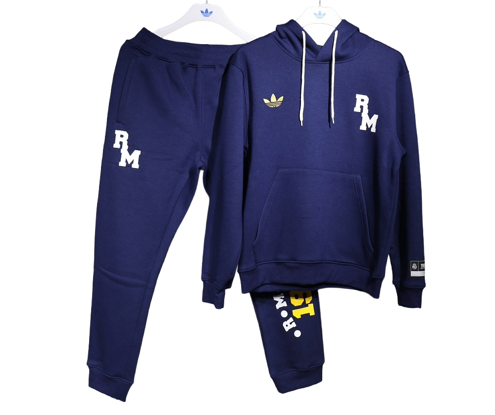 Adidas Real Madrid Football Club Soccer VRCT Hoodie Tracksuit (Adults) BNWT