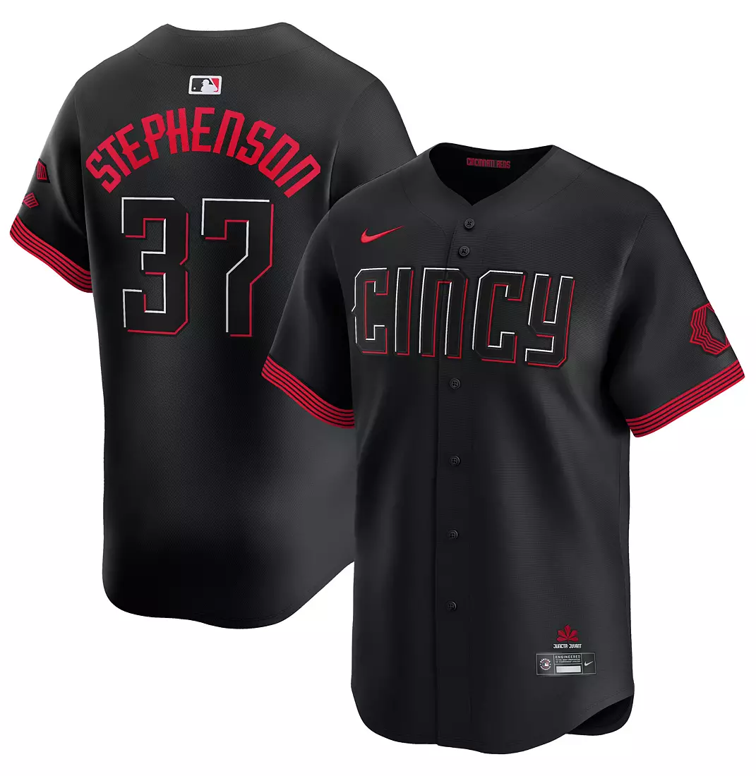 Nike Men's Cincinnati Reds Baseball team City Connect Tyler Stephenson #37 Limited Vapor Jersey BNWT