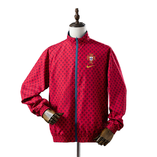 2025-26 Portugal national football team Full Zip Reversible Anthem Track Jacket Top Windbreaker Soccer Fußball BNWT