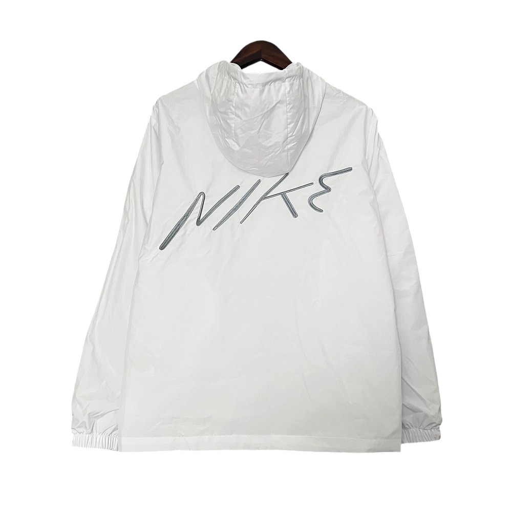 Dri-FIT Technology White Windbreaker Jacket BNWT